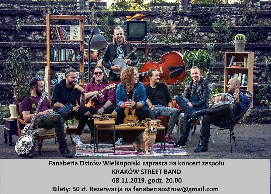 Plakat koncertu Kraków Street Band
