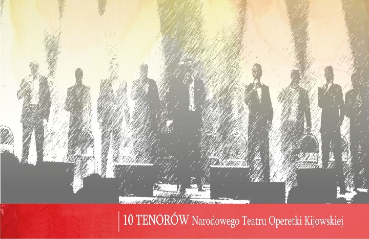Baner koncertu 10 tenorów