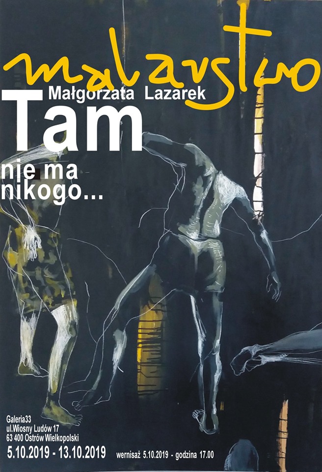 Zaproszenie na wystawę Małgorzaty Lazarek