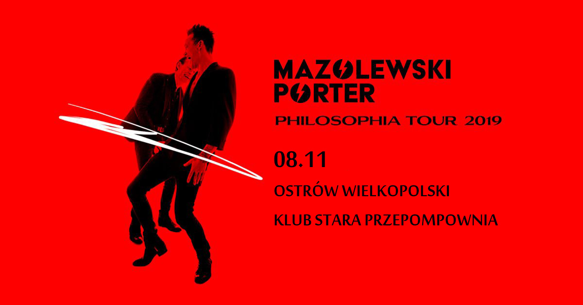 Plakat Mazolewski/Porter – Philosophia Tour 2019