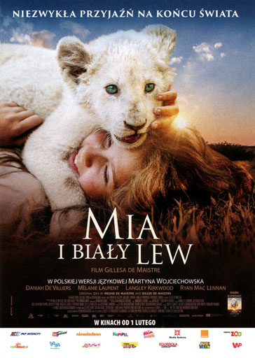 Plakat Mia i biały lew