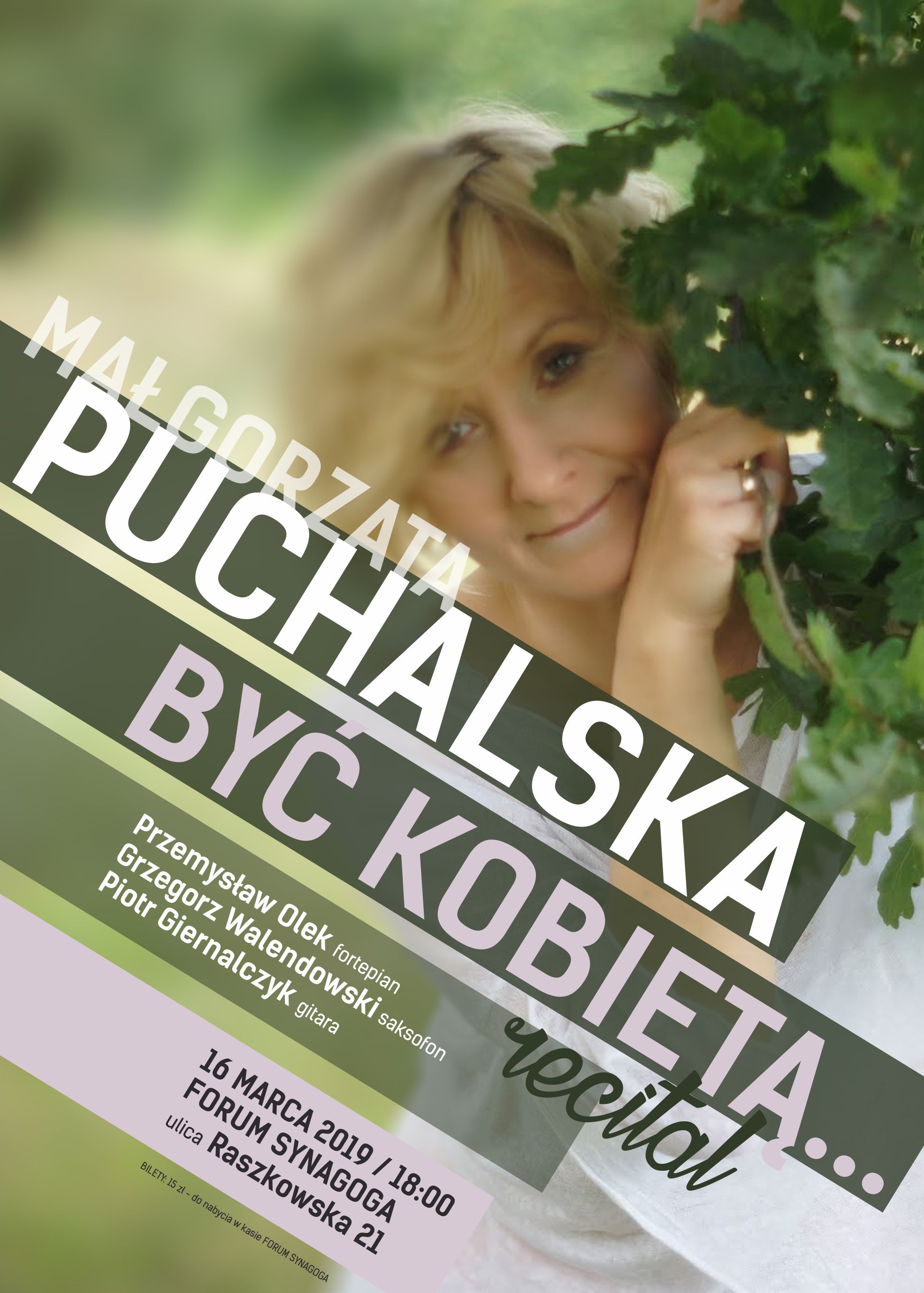 Plakat Małgorzata Puchalska BYĆ KOBIETĄ...