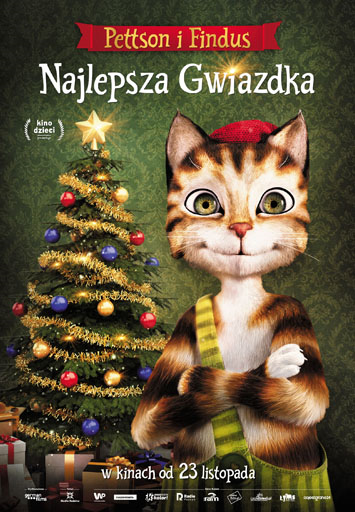 Plakat filmu Pettson i&nbsp;Findus -&nbsp;Najlepsza Gwiazdka