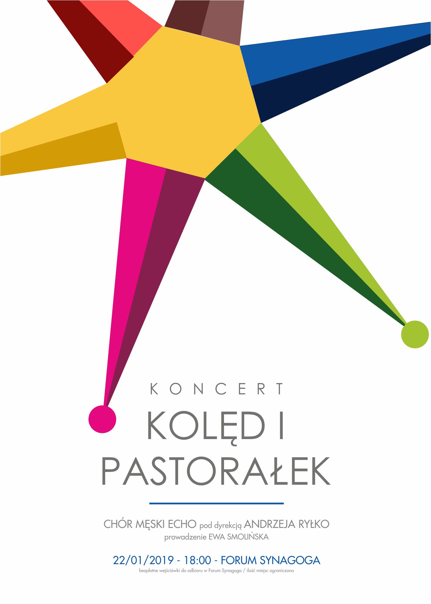 Plakat Koncert kolęd i pastorałek