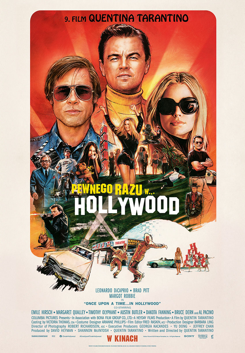 Plakat filmu Pewnego razu... w Hollywood