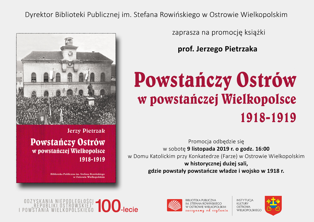 baner promocja książki Powstańczy Ostrów
