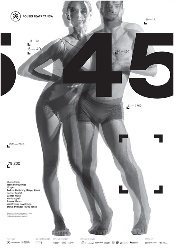 Afisz Polski Teatr Tańca. 45