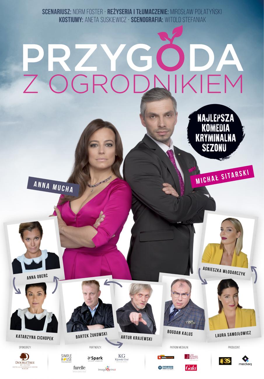 Plakat spektaklu Przygoda z ogrodnikiem