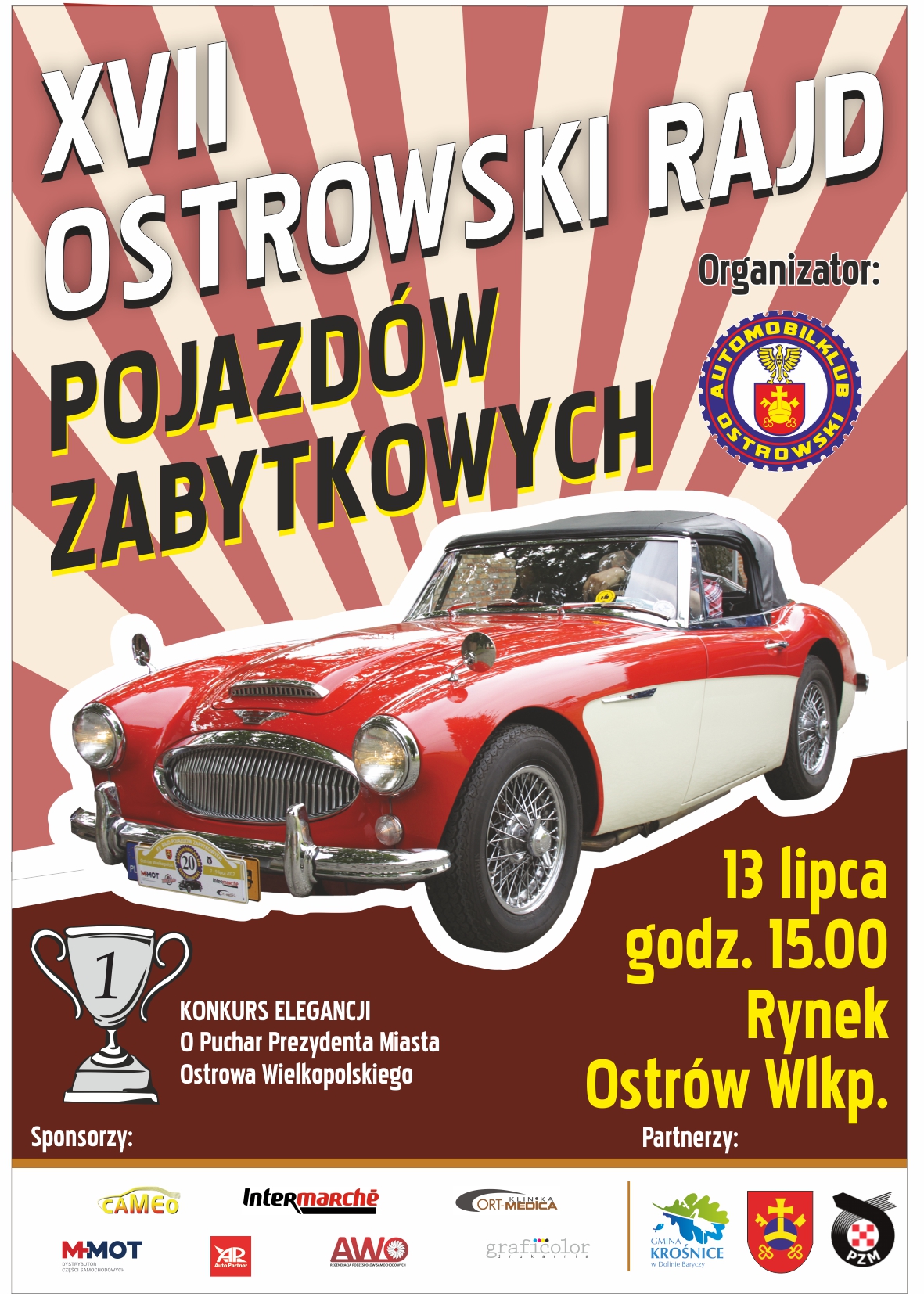 Plakat Rajdu Pojazdów Zabytkowych