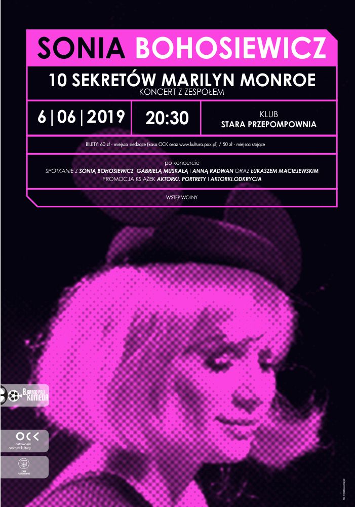 Afisz Sonia Bohosiewicz - koncert 