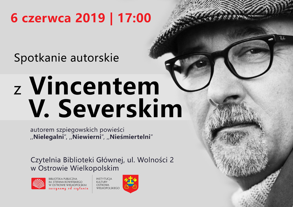 Baner spotkania z Vincentem V. Severskim