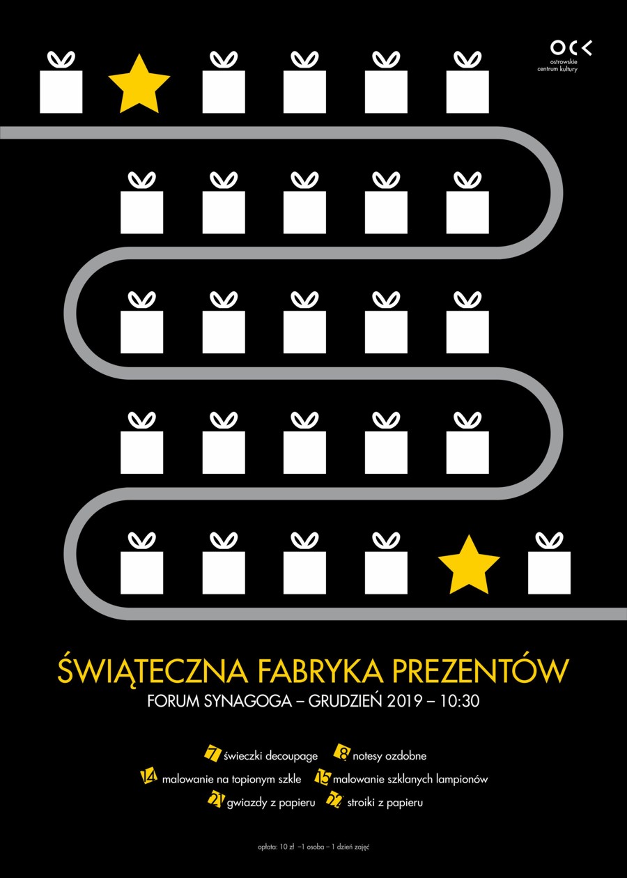 Plakat Świąteczna Fabryka Prezentów