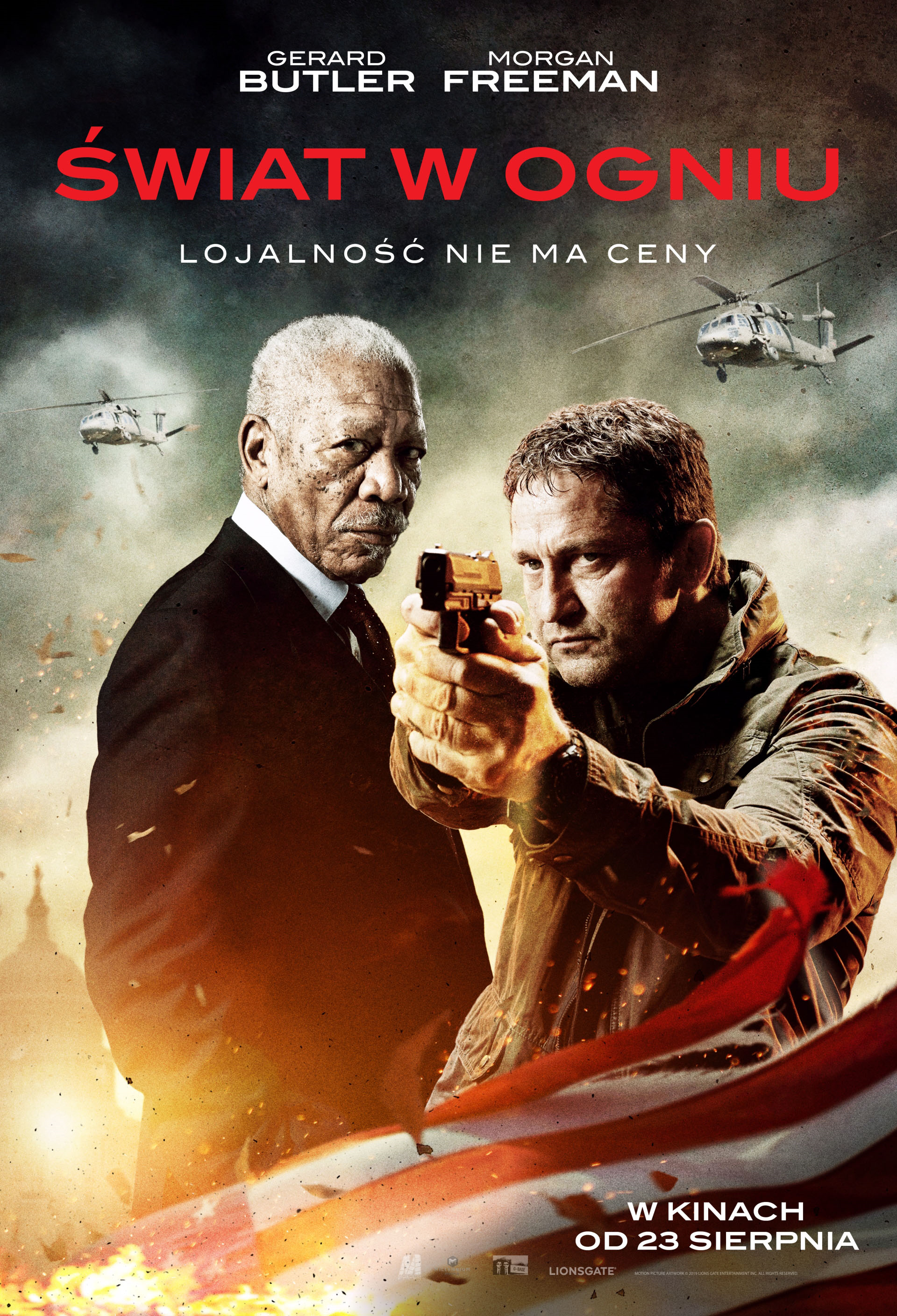 Plakat filmu Świat w ogniu