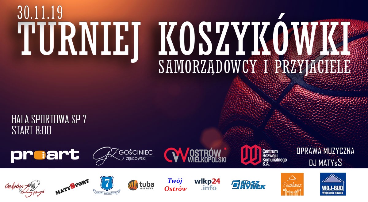 Plakat Turniej Koszykówki