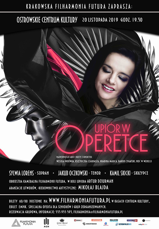 Afisz Filhrmonia Futura UPIÓR W OPERETCE