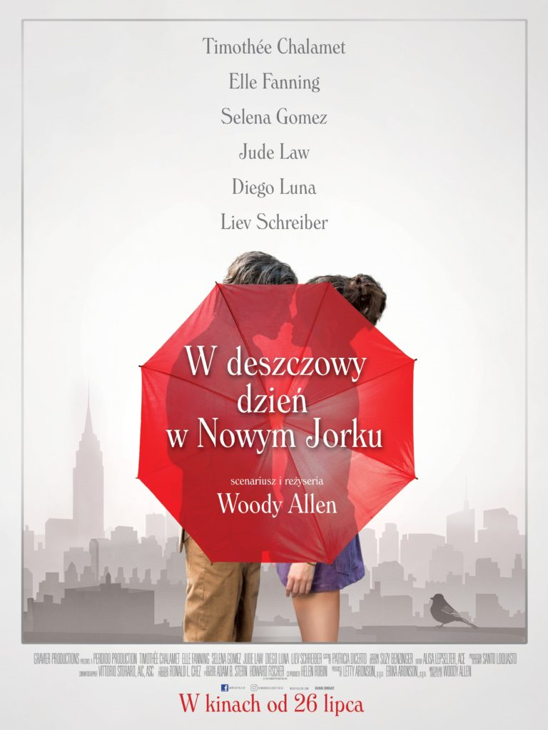 Plakat filmu W deszczowy dzień w Nowym Jorku
