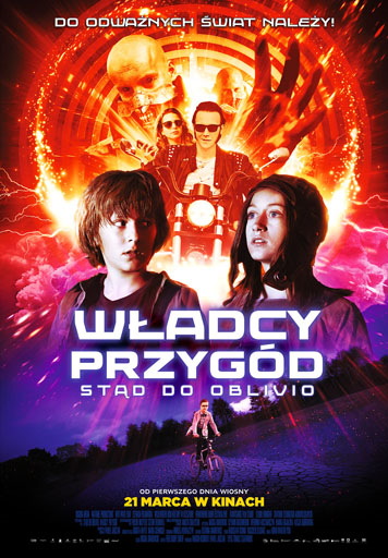 Plakat filmu Władcy przygód. Stąd do Oblivio