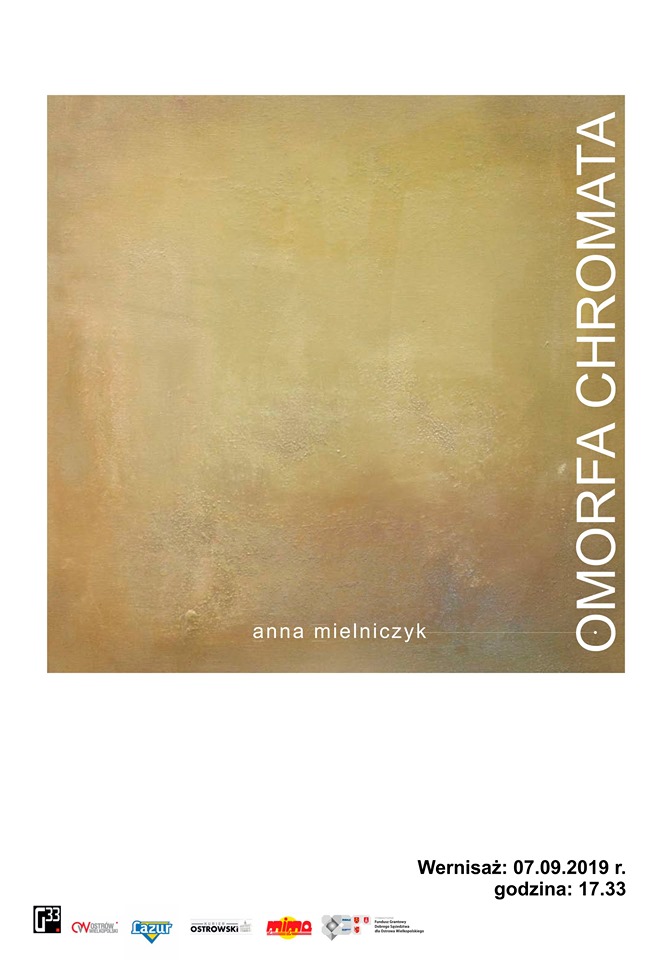 Plakat Wystawa Anny Mielniczyk