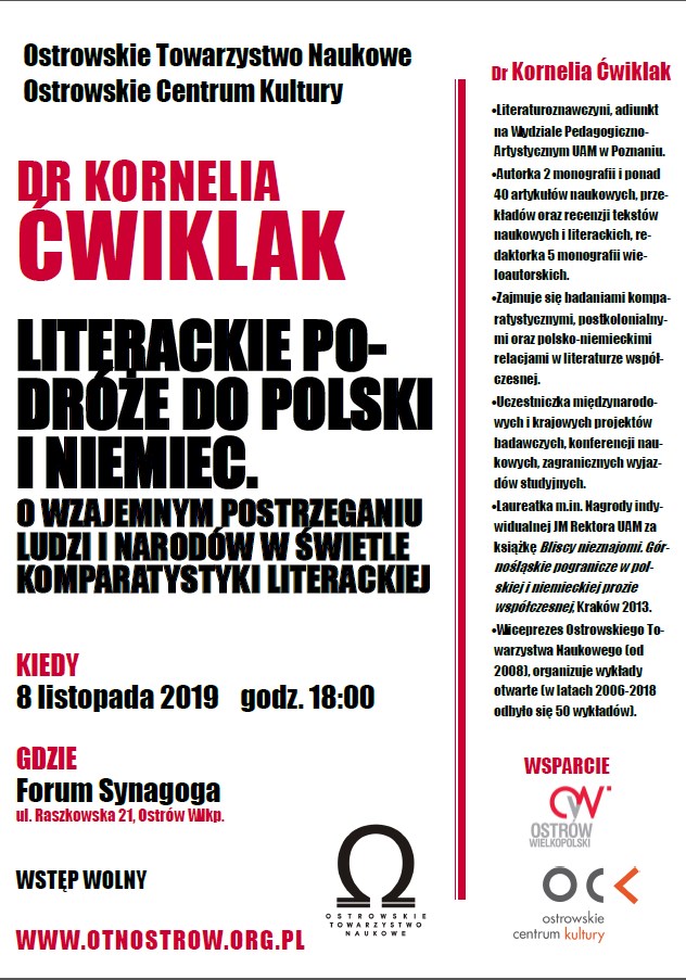 Plakat wykładu OTN