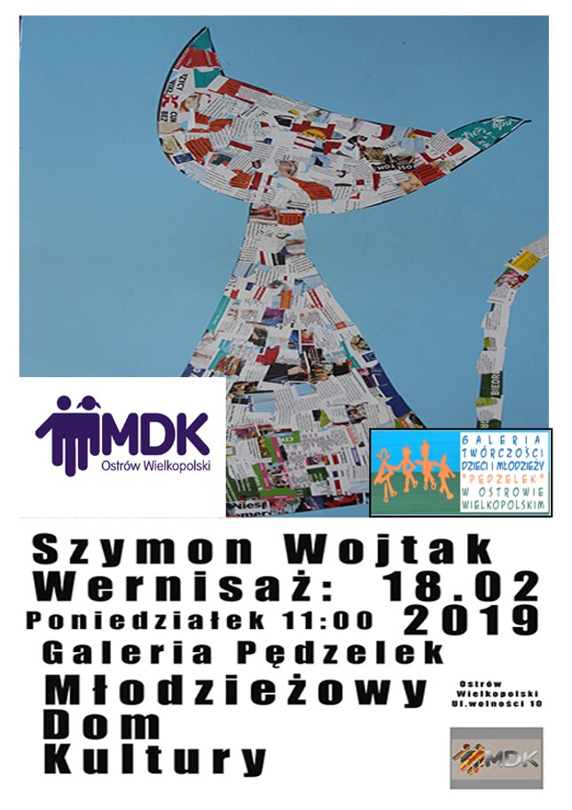 Plakat wystawy Koty