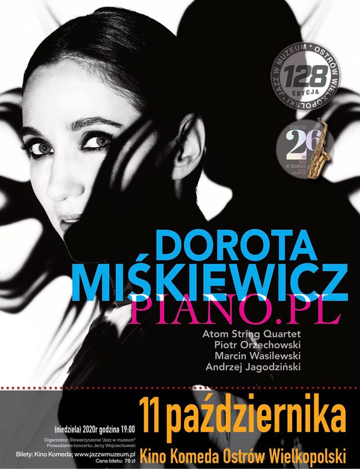 Plakat Jazz w muzeum / #128 Dorota Miśkiewicz / Atom String Quartet