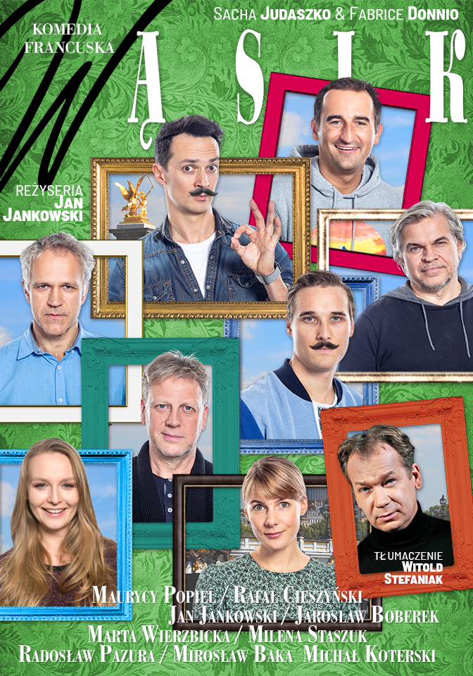 Plakat spektaklu Wąsik