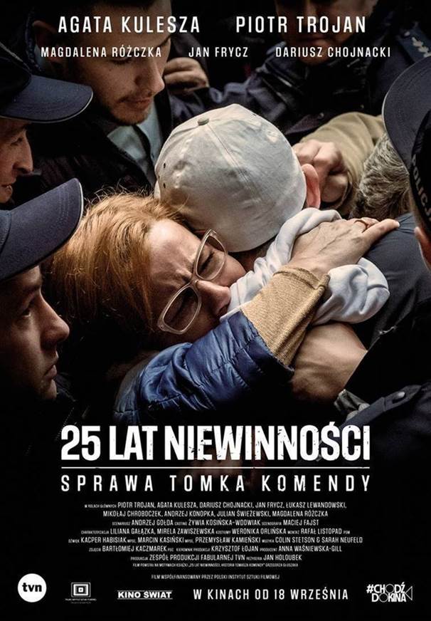 Plakat filmu 25 lat niewinności. Sprawa Tomka Komendy