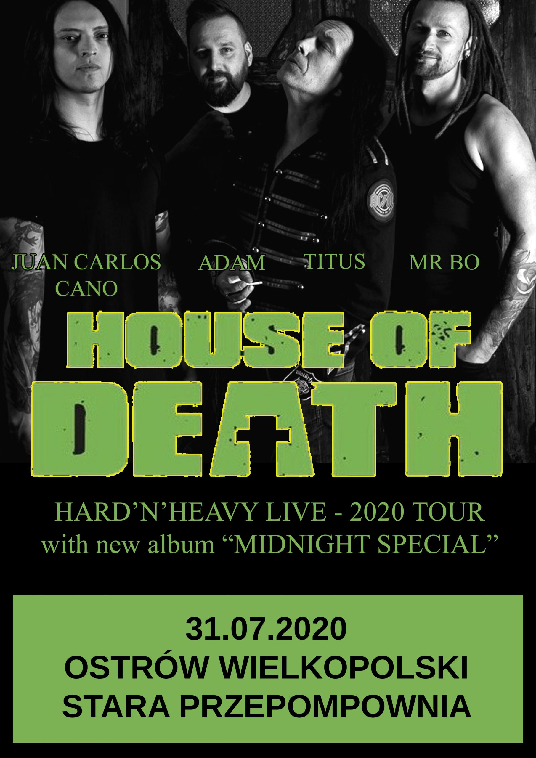 Plakat Koncert House Of Death