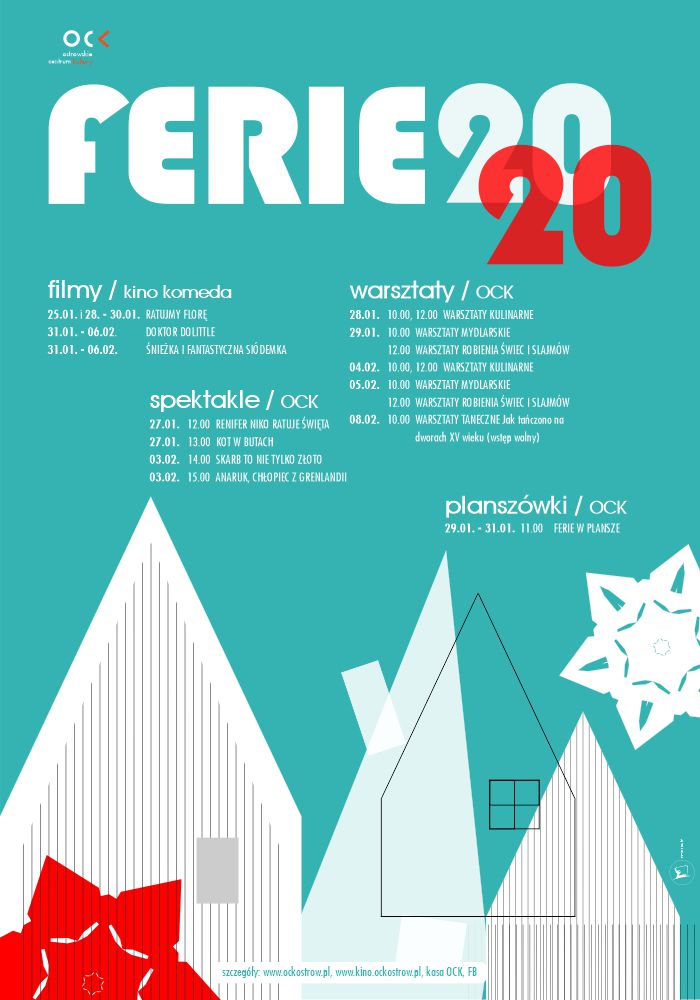Plakat Ferie w&nbsp;OCK