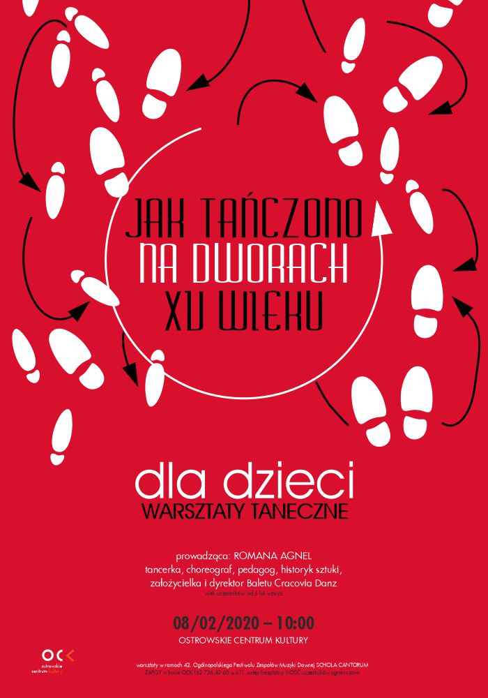 Plakat Warsztaty taneczne. Jak tańczono na dworach XV wieku