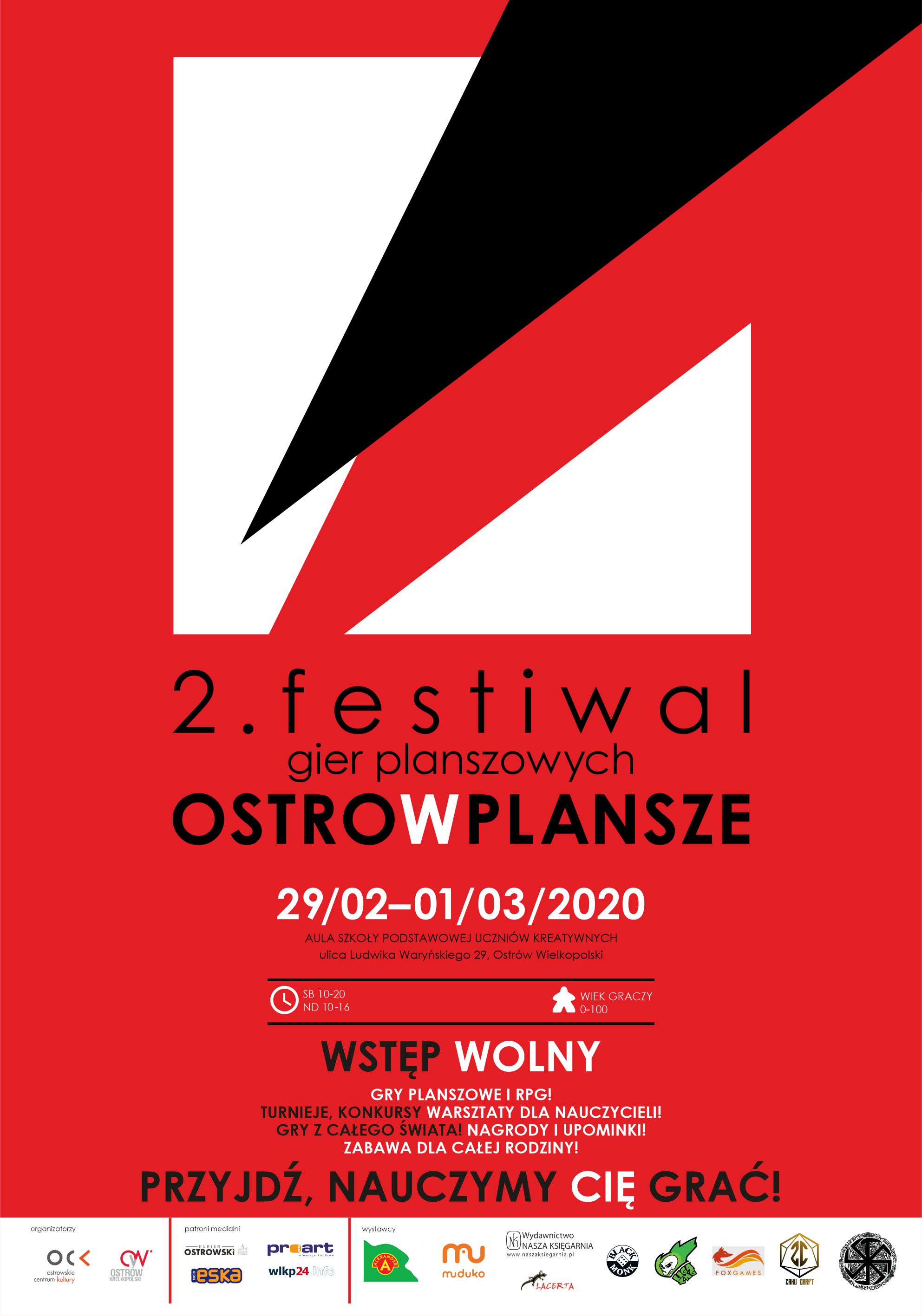 Afisz 2. Festiwal OSTROwPLANSZE