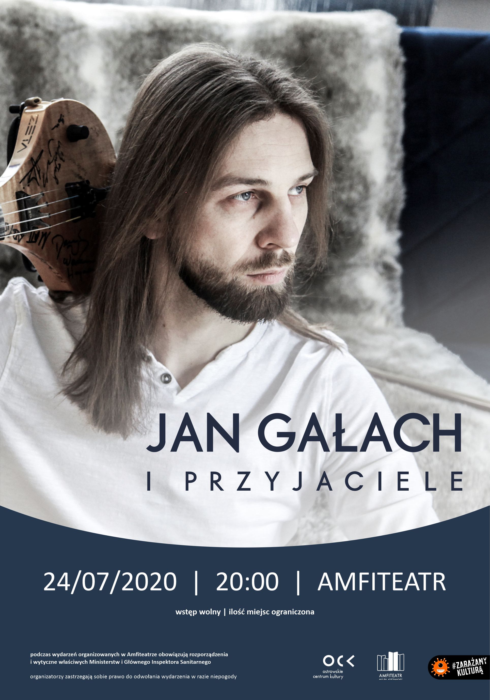 Afisz koncertyu Jan Gałach i Przyjaciele
