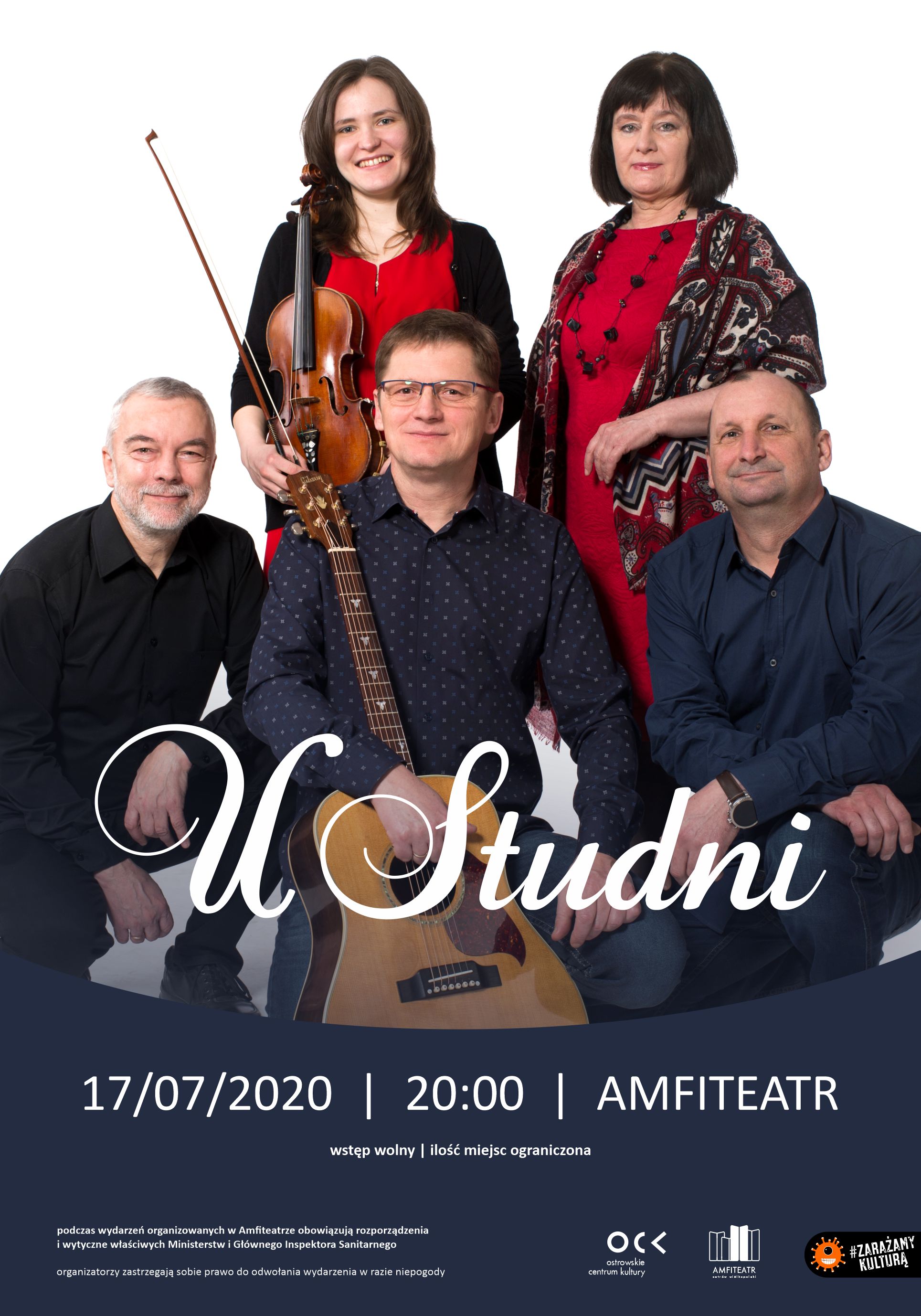 Afisz koncertu U Studni