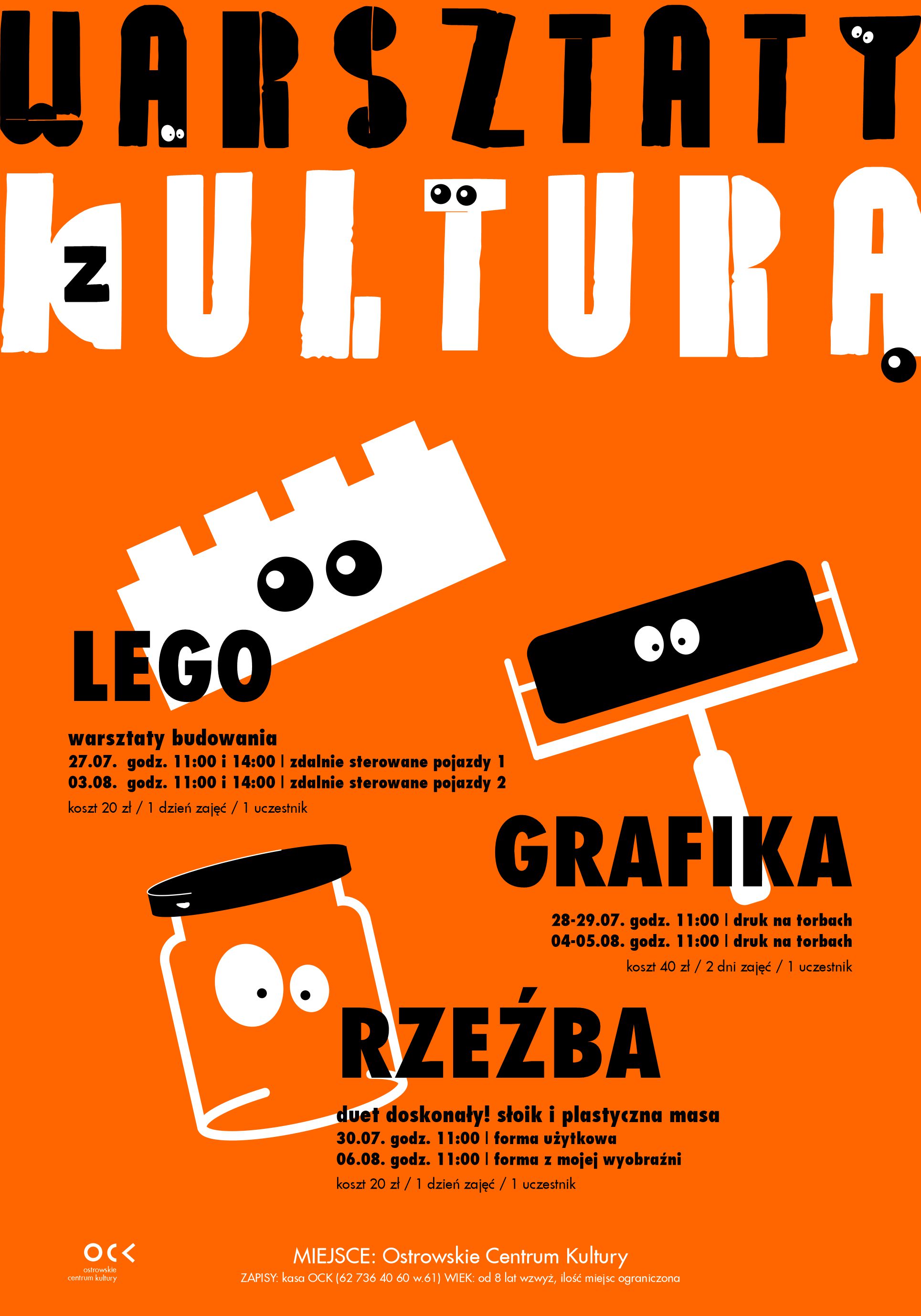 Afisz WARSZTATY Z KULTURĄ