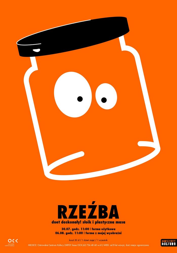 Afisz WARSZTATY Z KULTURĄ | RZEŹBA