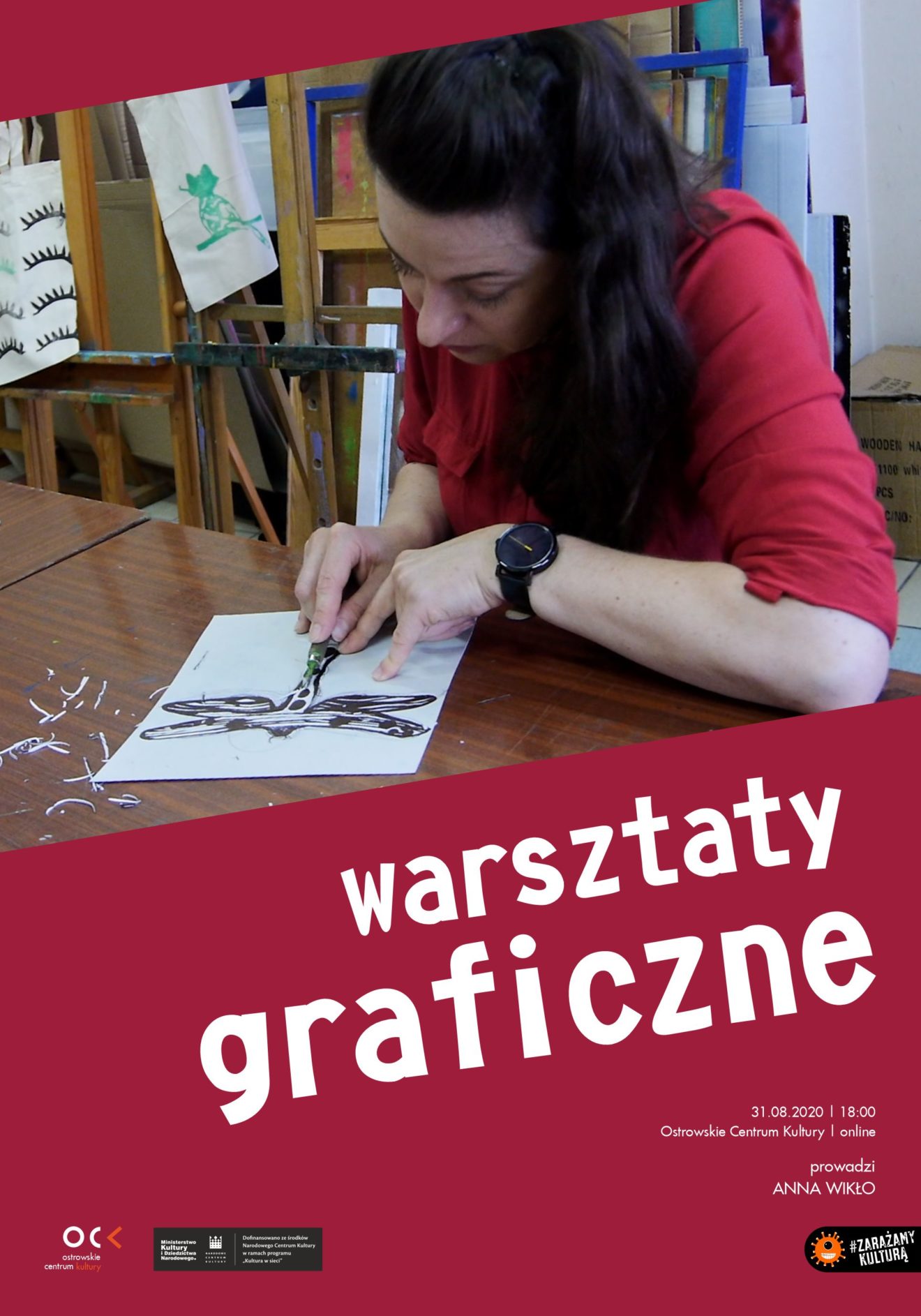 Afisz Warsztaty graficzne | online