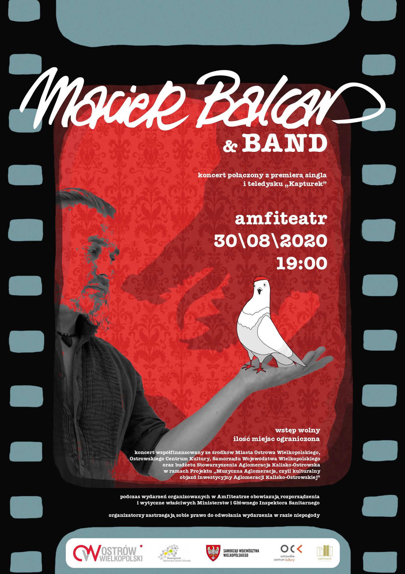 Plakat koncertu Macieja Balcara