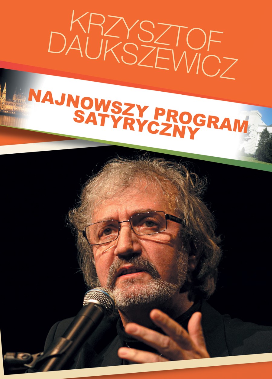Plakat Krzysztof Daukszewicz. Najnowszy program satyryczny