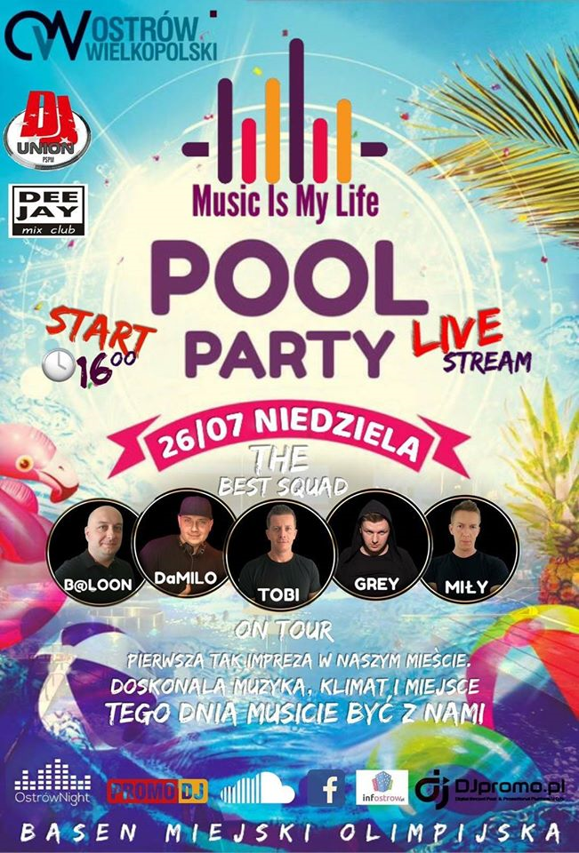 Plakat Pool Party