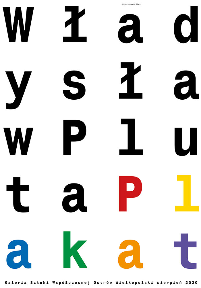 Plakat wystawy Władysław Pluta i jego Plakat