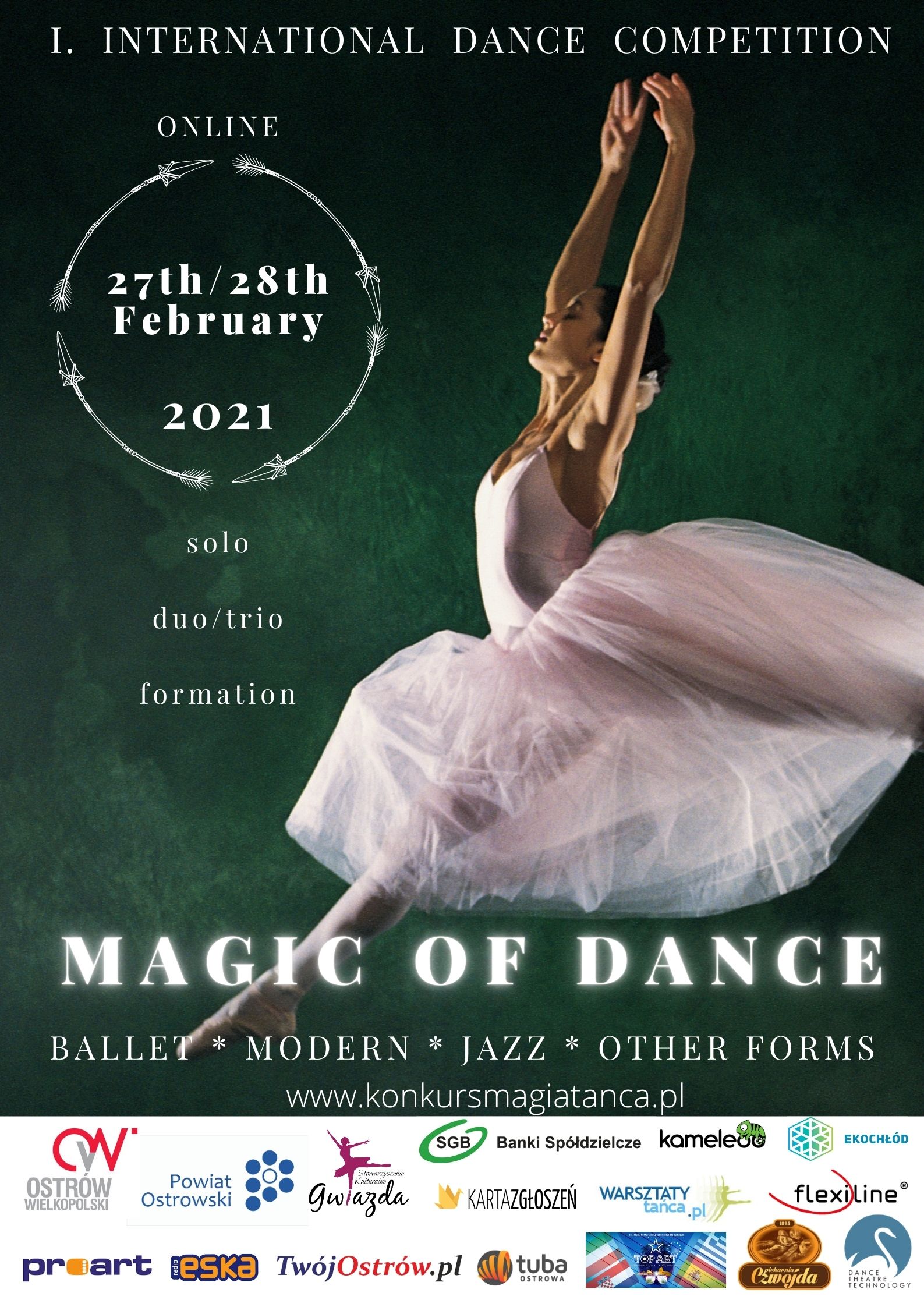 Plakat International Dance Competition "Magic of Dance"