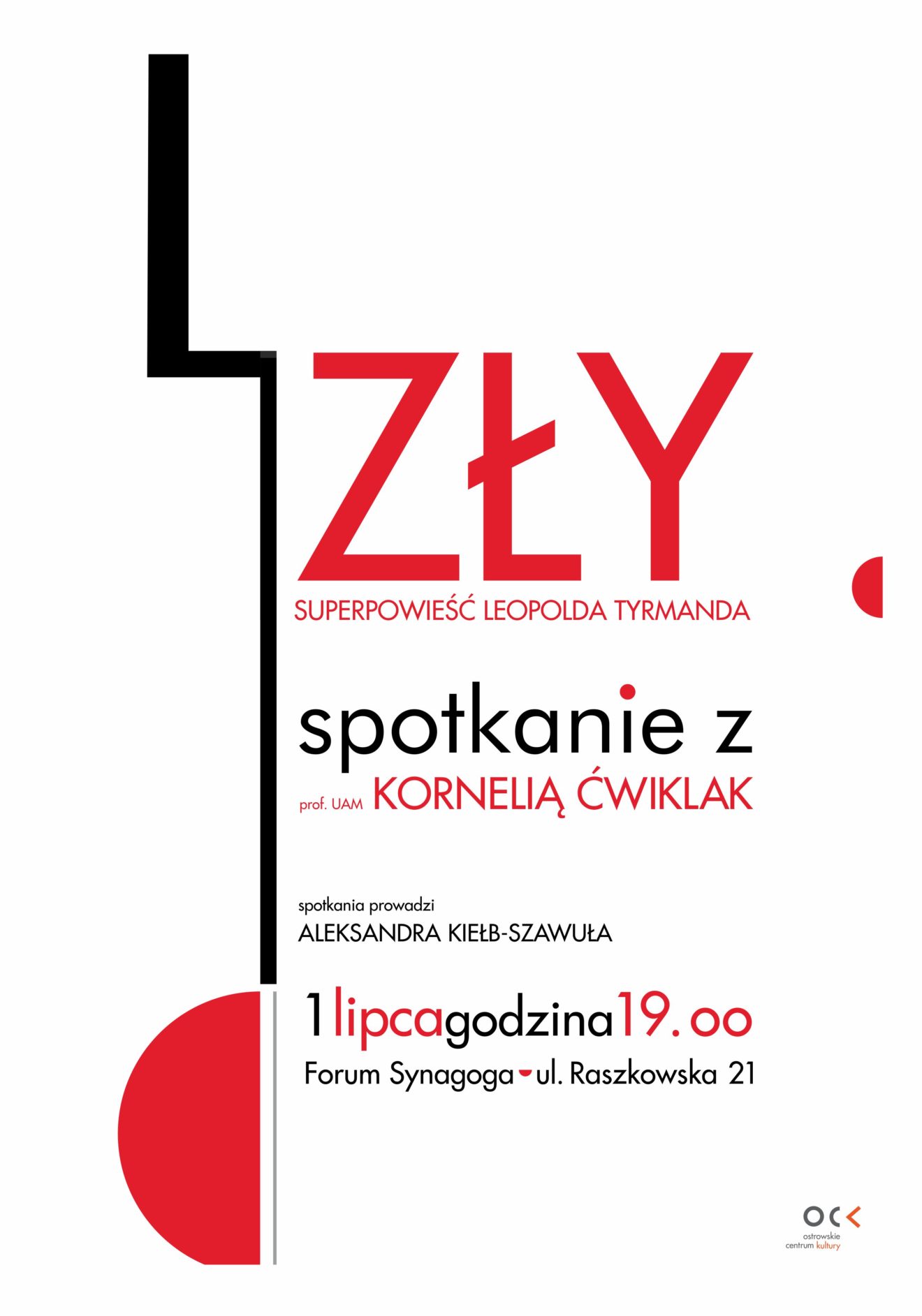 Afisz LITERATURA… | Zły – superpowieść kryminalna Leopolda Tyrmanda