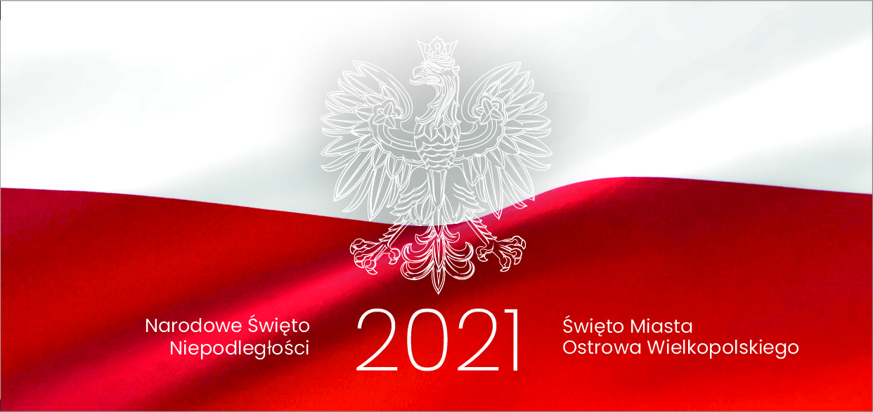 Baner Święto Miasta Ostrowa Wielkopolskiego i Święto Niepodległości