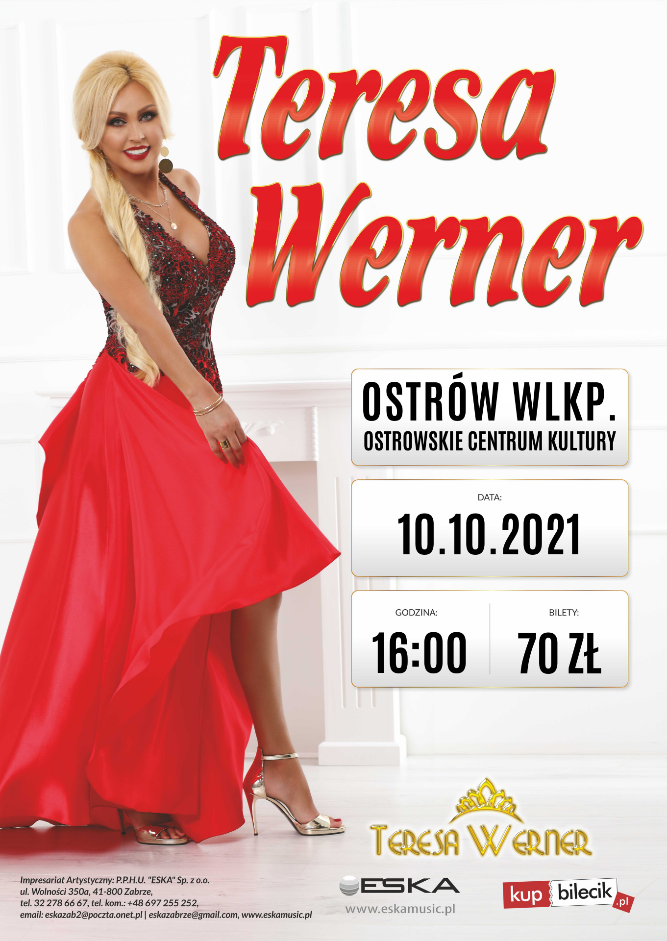 Plakat koncertu Teresy Werner