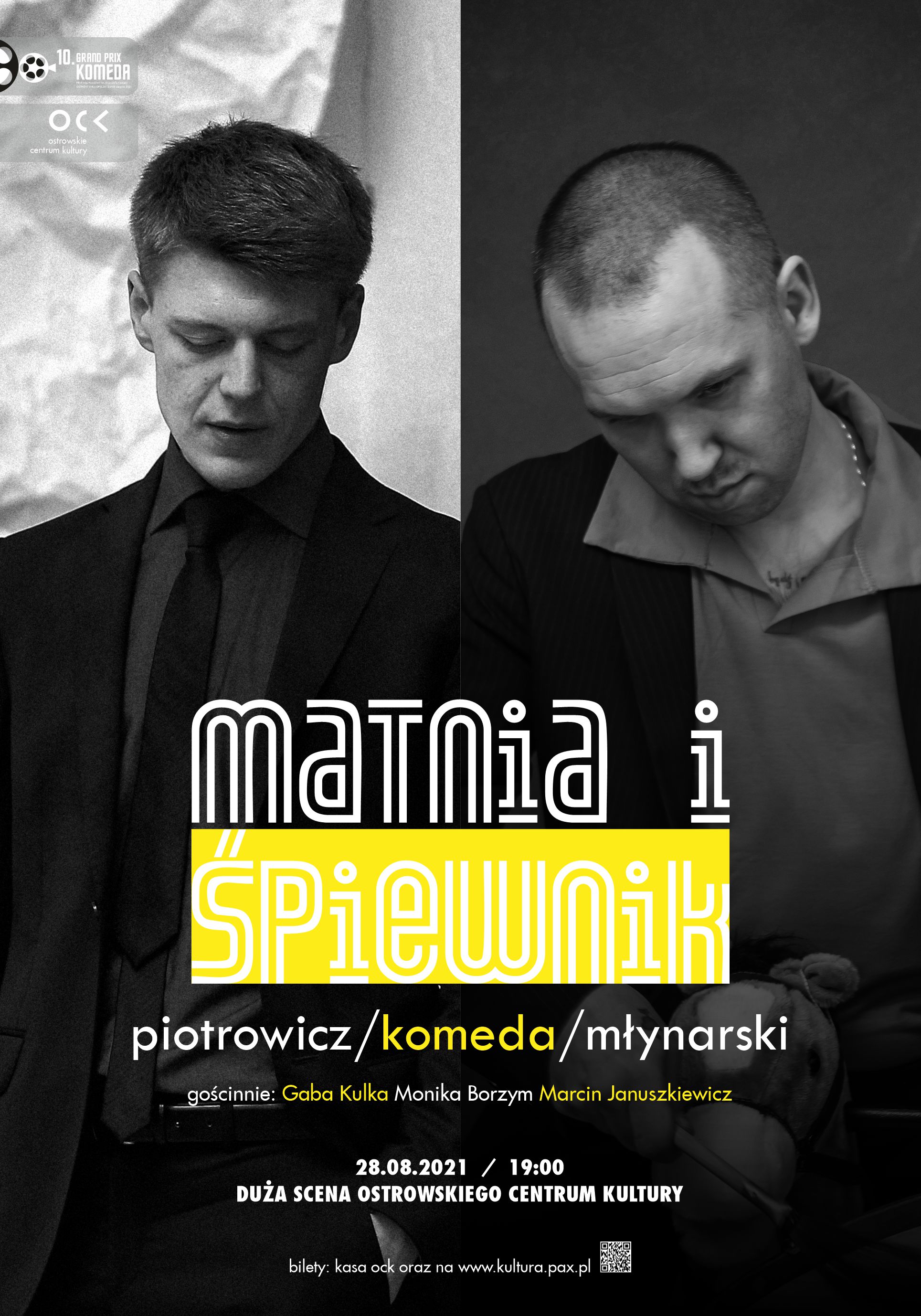 Plakat koncertu Matnia i śpiewnik