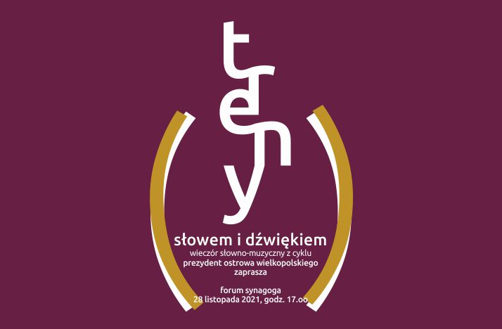 Baner spotkania „Treny słowem i dźwiękiem…"