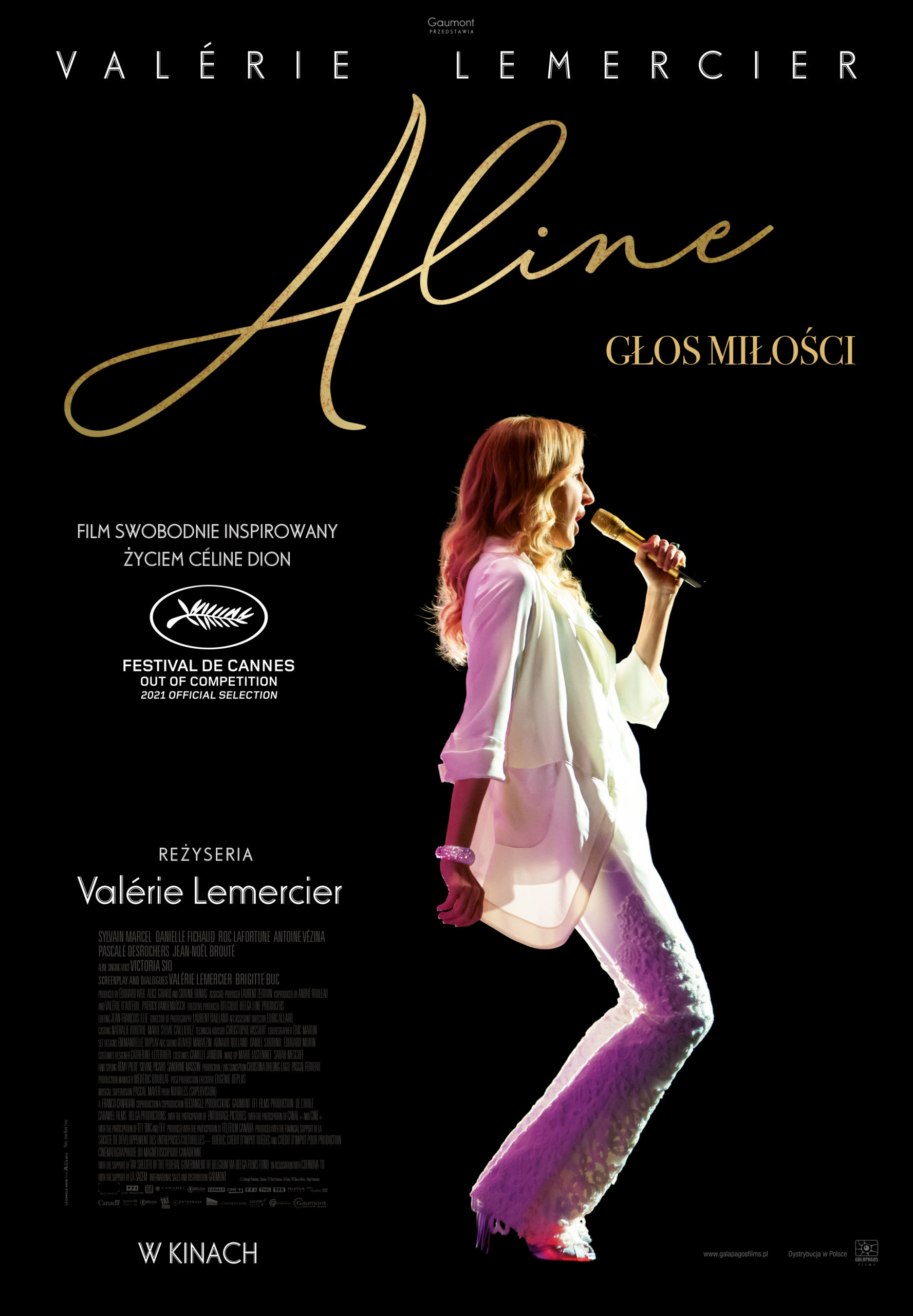 Plakat filmu ALINE. GŁOS MIŁOŚCI