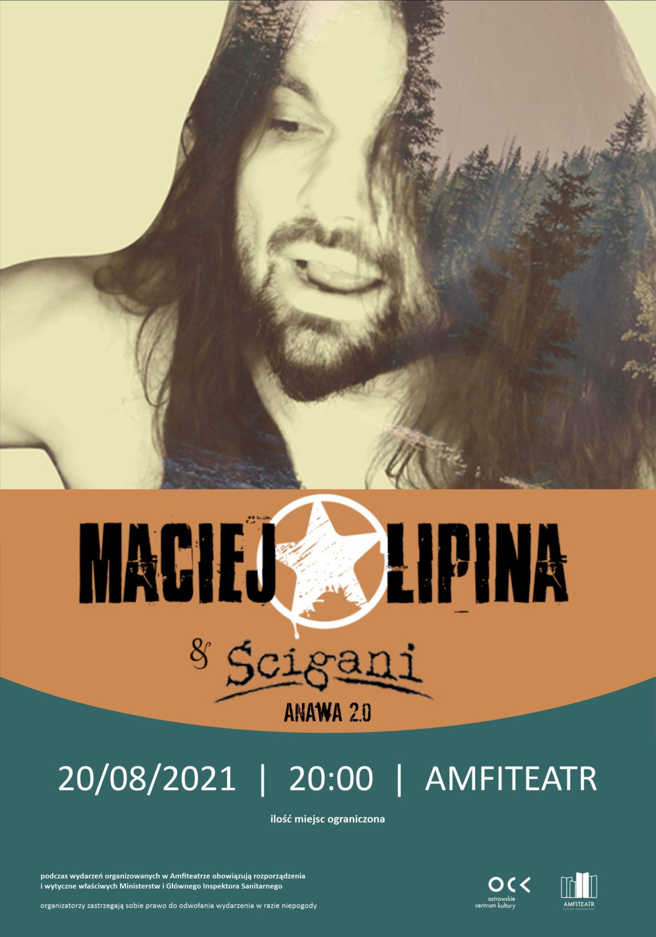 Afisz Maciej Lipina koncert