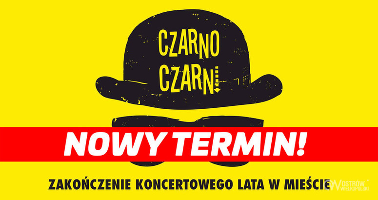 Baner koncertu Czarno Czarni Zakończenie koncertowego lata w mieście