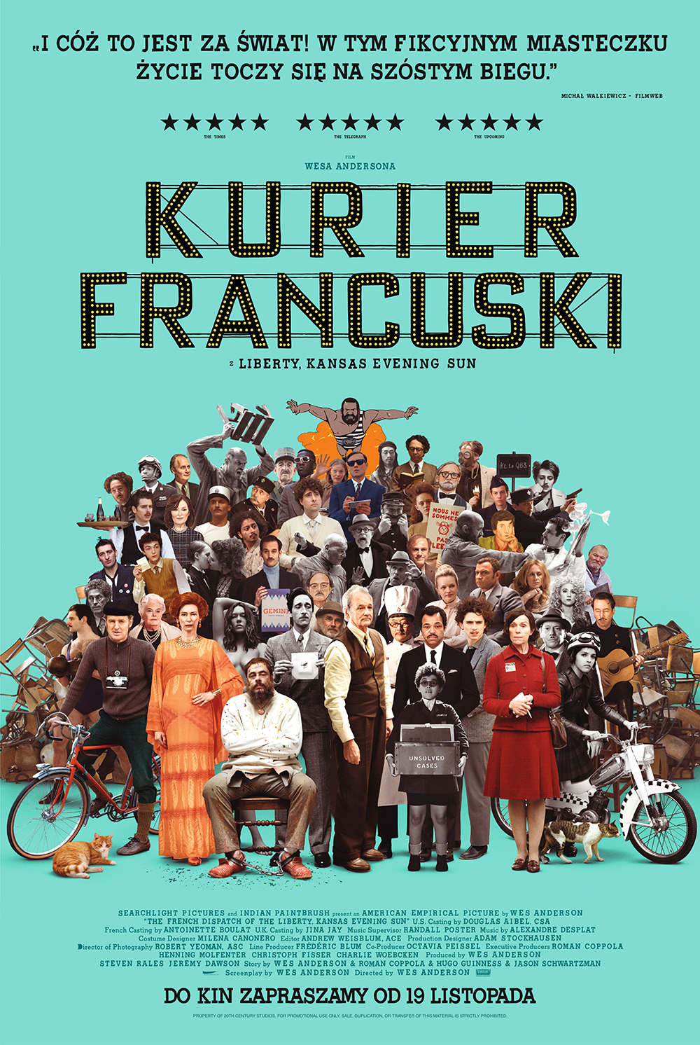 Plakat filmu Kurier Francuski z Liberty